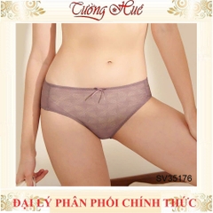 Quần Lót Nữ Bonbon SV35176 Lưng Vừa Dệt Hoa Văn Điểm Xuyến Nơ