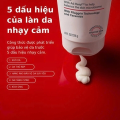 Kem Làm DỊu Phục Hồi Da Khô Kích Ứng Viêm Da Cơ Địa Cetaphil Pro AD Derma Repair Cream 226g