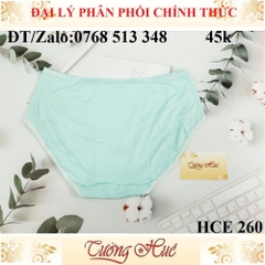Quần lót nữ Cosy HCE 260 cotton trơn lưng cao.