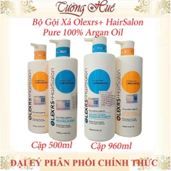 Bộ Gội Xả Olexrs+ HairSalon Pure 100% Argan Oil ( Có Lựa Chọn )