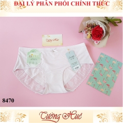 Quần lót nữ Lian Xia 8470 trơn phối lưới chữ freesize MÀU NGẪU NHIÊN.