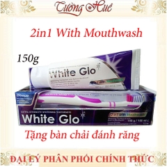 Kem Đánh Răng Thảo Mộc White Glo Nhiều Mùi Hương - 150g (Có lựa chọn)