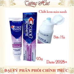 Kem Đánh Răng Crest 3D White Advanced - 93g (Có Lựa Chọn)