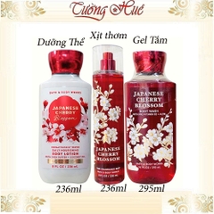 Tắm Dưỡng Xịt Thơm Bath & Body Works Japanese Cherry Blossom (Có Lựa Chọn)