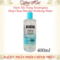 Nước Tẩy Trang Neutrogena Deep Clean Micellar Purifying Water - 400ml