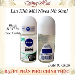 Lăn Khử Mùi Nivea Hàng Ngoại Đủ Loại - 50ml (Có lựa chọn)