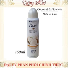 Xịt Khử Mùi Dove Nữ Anti Perspirant Nhiều Mùi 150ml (Có Lựa Chọn)