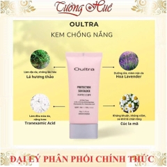 Oultra Kem Chống Nắng Nâng Tone SPF50+ Pa+++, Kiềm Dầu, Bảo Vệ, Làm Dịu Da 50G