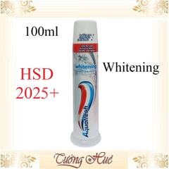Ống Kem Đánh Răng Aquafresh Whitening 3in1 - 100ml