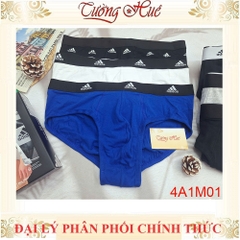 Quần Lót Nam Cotton Adidas 4A1M01 Mềm Mịn Thấm Hút (Form Quần lớn, khách nên lùi 2 size)