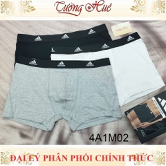 [HÀNG CHÍNH HÃNG] Quần lót nam Adidas 4A1M02 dạng quần đùi cotton co giãn ( FORM LỚN GIẢM 2 SIZE)