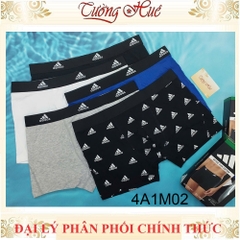 [HÀNG CHÍNH HÃNG] Quần lót nam Adidas 4A1M02 dạng quần đùi cotton co giãn ( FORM LỚN GIẢM 2 SIZE)