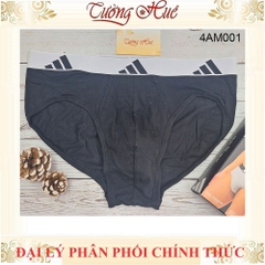 Quần Lót Nam Cotton Adidas 4AM001 Mềm Mịn Thấm Hút KiểuTối Giản (Form Quần lớn, khách nên lùi 2 size)