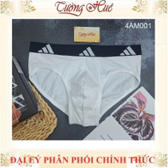 Quần Lót Nam Cotton Adidas 4AM001 Mềm Mịn Thấm Hút KiểuTối Giản (Form Quần lớn, khách nên lùi 2 size)