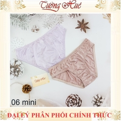 Quần lót nữ Angel 06mini Quần lót lưng thấp form nhỏ màu trơn basic.