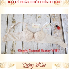 Áo lót nữ Triumph Simply Natural Beauty WHU Có Gọng Phối Ren Mút Mỏng Có Đệm Nâng 1.5cm