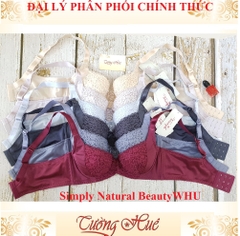 Áo lót nữ Triumph Simply Natural Beauty WHU Có Gọng Phối Ren Mút Mỏng Có Đệm Nâng 1.5cm