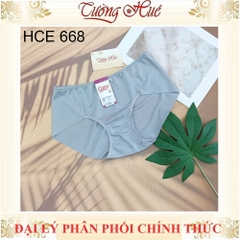 Quần lót nữ Cosy 668 Quần lót nữ lưng cao không viền may chất thun lụa mềm mịn.