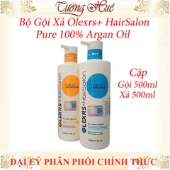 Bộ Gội Xả Olexrs+ HairSalon Pure 100% Argan Oil ( Có Lựa Chọn )