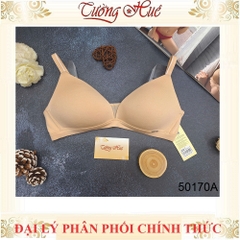 Áo Lót Nữ Corèle 50170A Không Gọng Mút Mỏng Dây Bản Nhỏ 2 Móc Cài