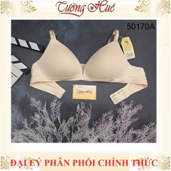 Áo Lót Nữ Corèle 50170A Không Gọng Mút Mỏng Dây Bản Nhỏ 2 Móc Cài