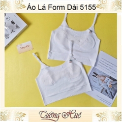 Áo Lá Học Sinh Qianerzi 5155 Form Lửng Su Ép Không Đường May.