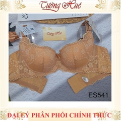 Áo Lót Nữ Escanté ES541 Ren Mút Mỏng Có Gọng lưng Chữ U Bản Lưng Lớn 3 Móc Cài Dây Tùy Chỉnh Tháo Rời