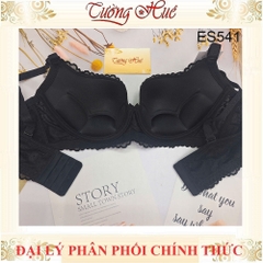 Áo Lót Nữ Escanté ES541 Ren Mút Mỏng Có Gọng lưng Chữ U Bản Lưng Lớn 3 Móc Cài Dây Tùy Chỉnh Tháo Rời