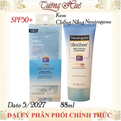 Kem Chống Nắng Neutrogena SPF50+/PA++++ Ultra Sheer Dry-Touch - 88ml