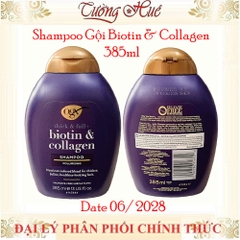 Gội Xả OGX Thick & Full - Biotin & Collagen 385ml - (Có Lựa Chọn)
