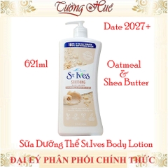 Sữa Dưỡng Thể St.Ives Body Lotion Dưỡng Trắng Da Nhiều Mùi Lựa Chọn - 621ml