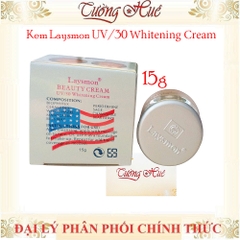 Kem Laysmon Dưỡng Trắng Da UV/30 4 In 1 Beauty Cream - 15g - Nắp thường