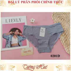 Quần lót nữ Marguerite Paris 0201D cotton trơn lưng cao (FORM LỚN).