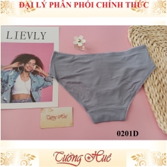 Quần lót nữ Marguerite Paris 0201D cotton trơn lưng cao (FORM LỚN).