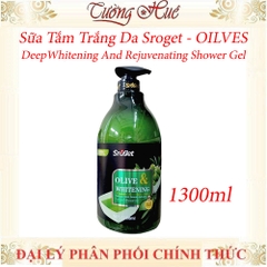 Sữa Tắm Trắng Da Sroget Nhiều Mùi - 1300ml