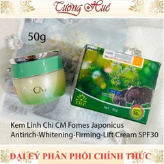 Kem Linh Chi CM Fomes Japonicus Antirich-Whitening-Firming-Lift Cream SPF30 - 50g