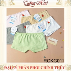 Quần lót bé gái Relax RQKG011 6T-11T quần dạng đùi chất cotton mềm màu trơn họa tiết nhỏ xinh.