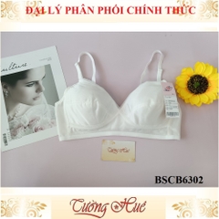 Áo lót nữ Bon Bon BSCB 6302 áo ngực mút mỏng, không gọng lưng bảng to.
