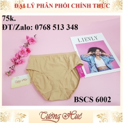 Quần lót nữ Bon Bon BSCS 6002 cotton trơn lưng cao.