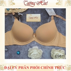 Áo Lót Nữ Escanté ES611 Trơn Có Gọng Mút Dày 4.5cm Cúp 3/4 Bản Lưng Vừa 3 Móc Cài