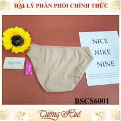 Quần lót nữ Bon Bon BSCS 6001 cotton trơn lưng cao vừa.