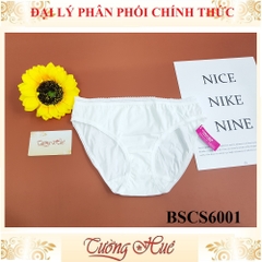 Quần lót nữ Bon Bon BSCS 6001 cotton trơn lưng cao vừa.