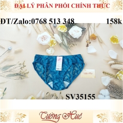 Quần lót nữ Bon Bon SV35155 ren thêu, lưng vừa