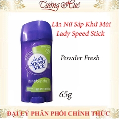 Lăn Nữ Sáp Khử Mùi Lady Speed Stick Nhiều Mùi Hương - 65g