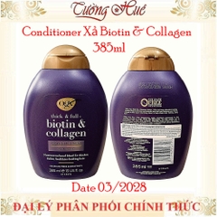 Gội Xả OGX Thick & Full - Biotin & Collagen 385ml - (Có Lựa Chọn)