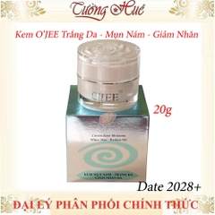 Kem O'Jee Mụn Nám Trắng Da Giảm Nhăn - 20g - Xanh Biển