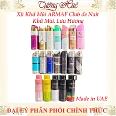 Xịt Khử Mùi ARMAF Club de Nuit Khử Mùi, Lưu Hương ( Có sự lựa chọn)