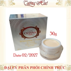 Kem Cessna dưỡng trắng da, giữ ẩm, chống nhăn, chảy xệ - Bạc - 30g