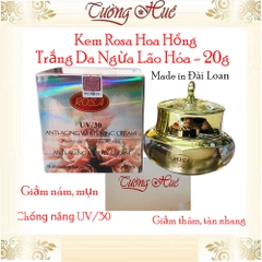 Kem Rosa Hoa Hồng Trắng Da Ngừa Lão Hóa - 20g