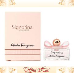 Nước Hoa Nữ Salvatore Ferragamo Signorina EDP - 5ml - Hồng nhạt.